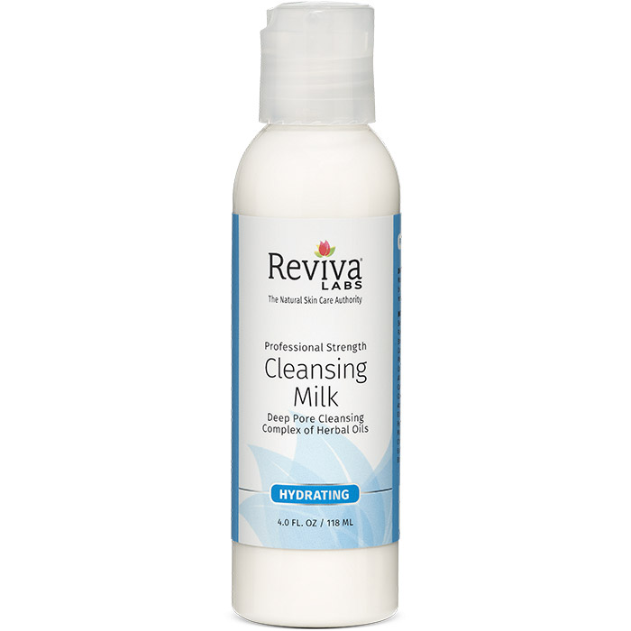 Reviva Labs Cleansing Milk, Deep Pore Cleansing Facial Cleanser, 4 oz