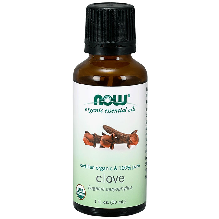 Organic Clove Oil, 1 oz, NOW Foods