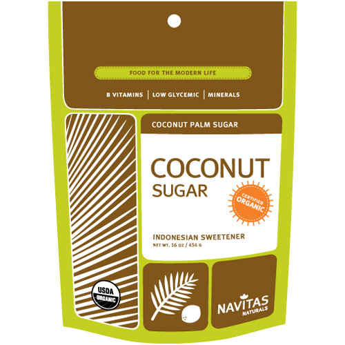 Organic Coconut Palm Sugar, 16 oz, Navitas Naturals