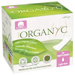 Organic Cotton Panty Liners, Light Flow, 24 Pantyliners, Organyc