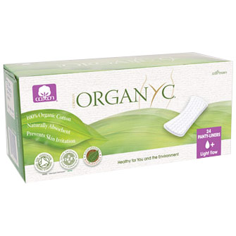 Organic Cotton Panty Liners, Light Plus Flow, 24 Pantyliners, Organyc