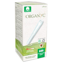 Organic Cotton Tampons with Applicator, Super, 14 Tampons, Organyc