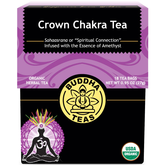 Organic Crown Chakra Tea, 18 Tea Bags, Buddha Teas