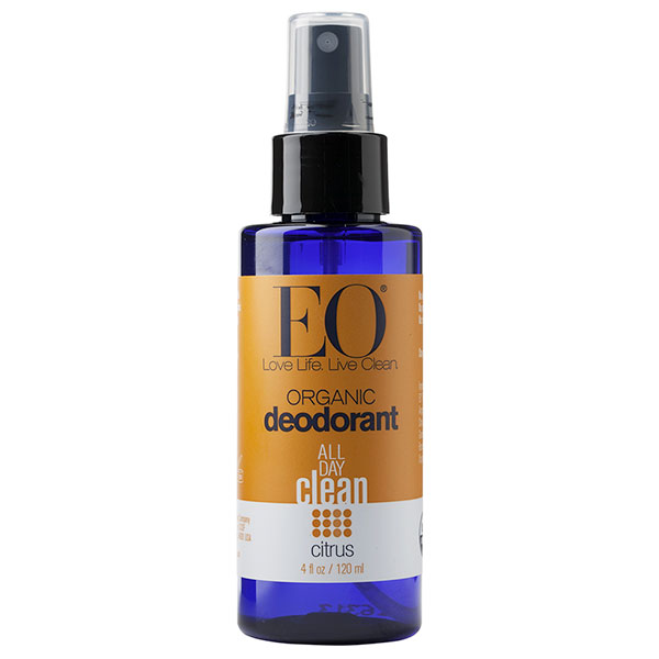 EO Products Organic Deodorant Spray - Citrus, 4 oz