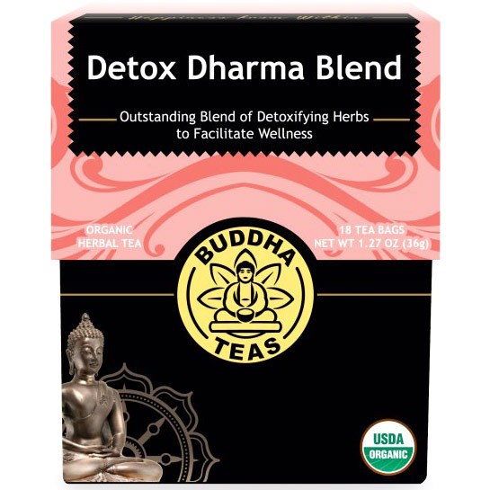 Organic Detox Dharma Blend, 18 Tea Bags, Buddha Teas