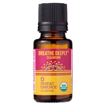 Organic Essential Oil Blend - Breathe Deeply, 0.5 oz, Desert Essence