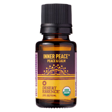 Organic Essential Oil Blend - Inner Peace, 0.5 oz, Desert Essence