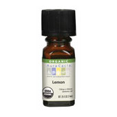 Organic Essential Oil Lemon, 0.25 oz, Aura Cacia