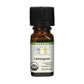 Organic Essential Oil Lemongrass, 0.25 oz, Aura Cacia