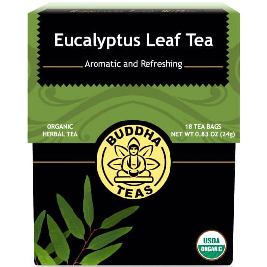 Organic Eucalyptus Leaf Tea, 18 Tea Bags, Buddha Teas
