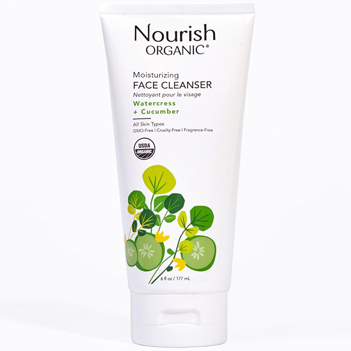 Moisturizing Organic Face Cleanser, 6 oz, Nourish