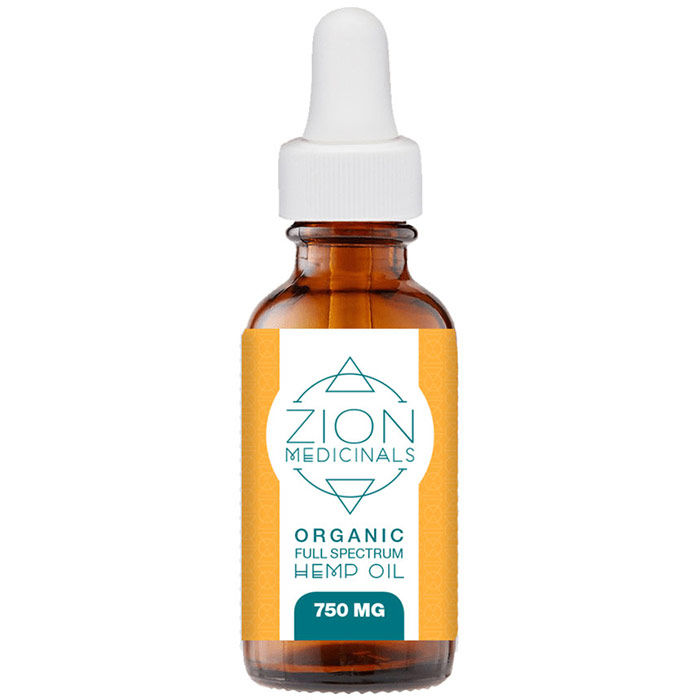 Organic Full Spectrum Hemp Oil 750 mg, 1 oz, Zion Medicinals