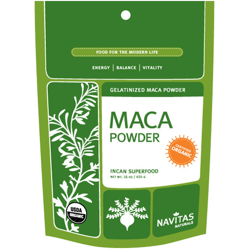 Organic Gelatinized Maca Powder, 16 oz, Navitas Naturals