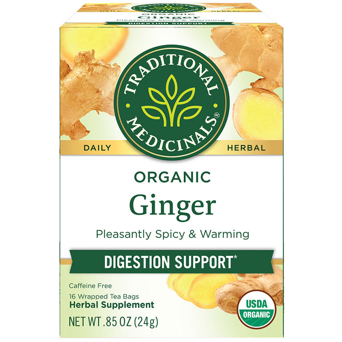 Organic Ginger Tea 16 bags, Traditional Medicinals Teas