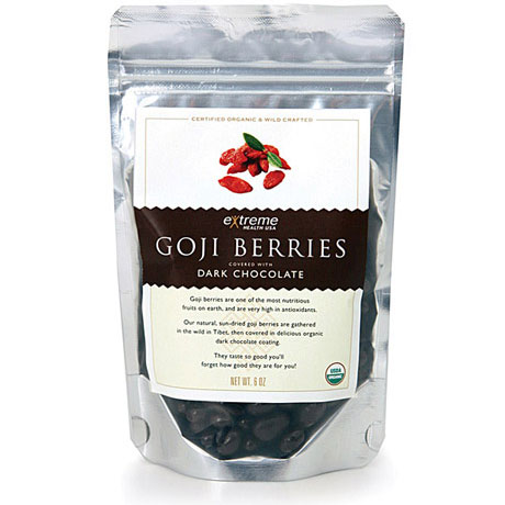 Organic Goji Berries - Dark Chocolate Covered, 16 oz, Extreme Health USA