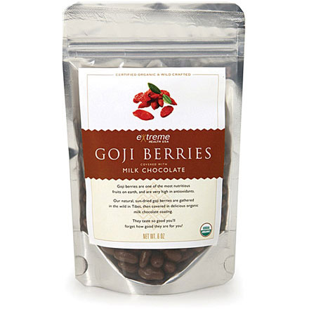 Organic Goji Berries - Milk Chocolate Covered, 16 oz, Extreme Health USA