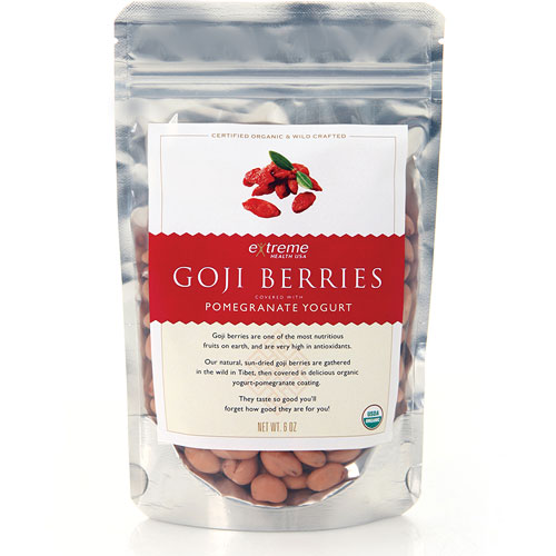 Extreme Health USA Goji Berries - Pomegranate-Yogurt Covered, 6 oz, Extreme Health USA