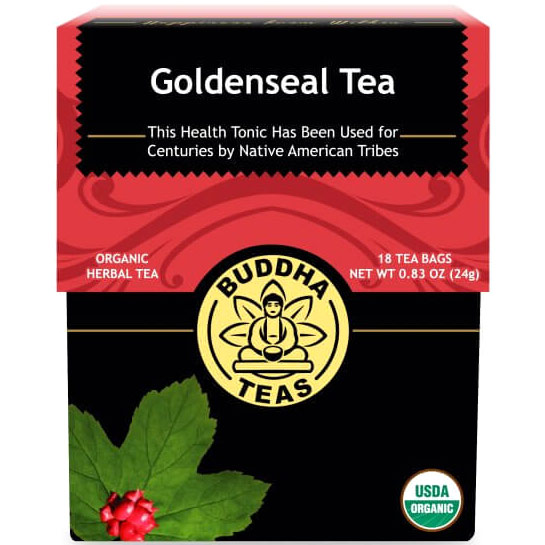 Organic Goldenseal Tea, 18 Tea Bags, Buddha Teas