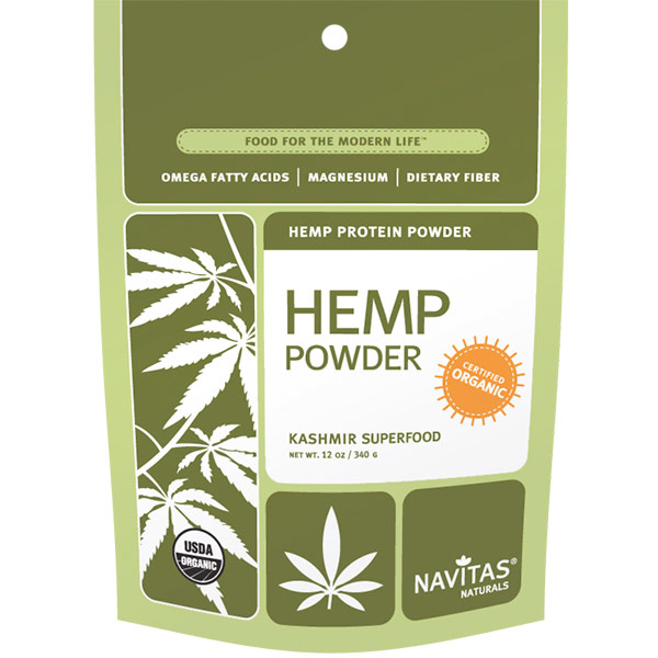 Organic Hemp Powder, 12 oz, Navitas Naturals