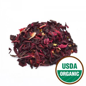 Organic Hibiscus Flower Cut/Sifted, 1 lb, StarWest Botanicals