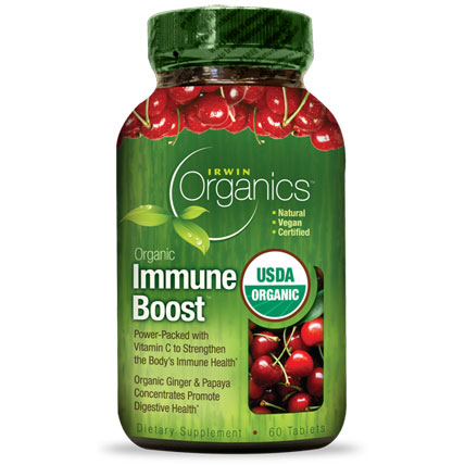 Organic Immune Boost, 60 Tablets, Irwin Naturals