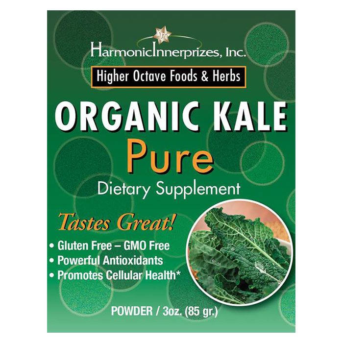 Organic Kale Pure Powder, 3 oz, Harmonic Innerprizes