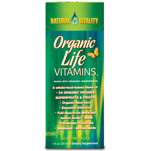 Peter Gillham's Natural Vitality Organic Life Vitamins Nutripack, Liquid Nutrition, 30 Nutri Packs, Peter Gillham's Natural Vitality