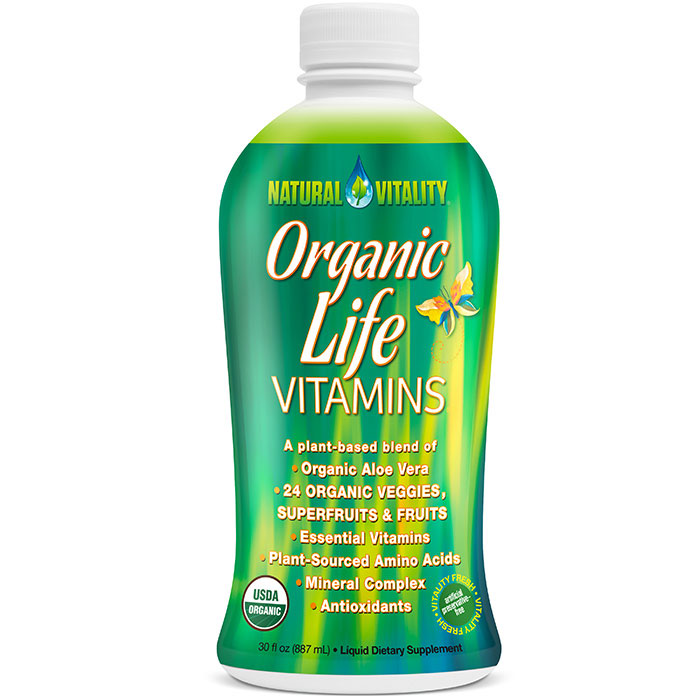 Organic Life Vitamins, Liquid Multi-Vitamins, 30 oz, Peter Gillham's Natural Vitality