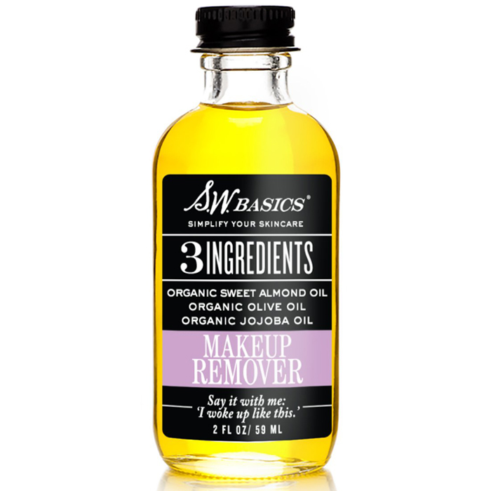 Organic Makeup Remover, 3 Ingredients, 2 oz, S.W. Basics