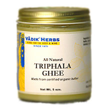 Organic Triphala Ghee (not for cooking), 7 oz, Vadik Herbs
