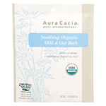 Aura Cacia Soothing Organic Milk & Oat Bath with Calming Chamomile, 1.75 oz, Aura Cacia