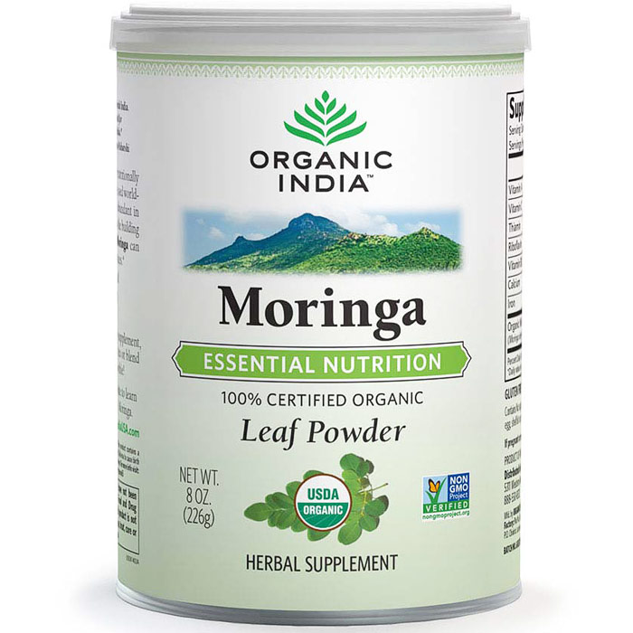 Organic Moringa Leaf Powder, 8 oz, Organic India