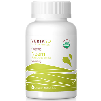 Veria SO Self Optimize Organic Neem, Cleansing & Detoxify, 120 Tablets