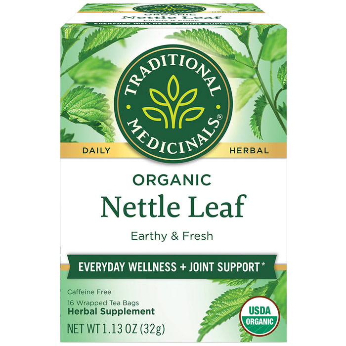 Organic Nettle Leaf Tea, 16 Tea Bags, Traditional Medicinals Teas