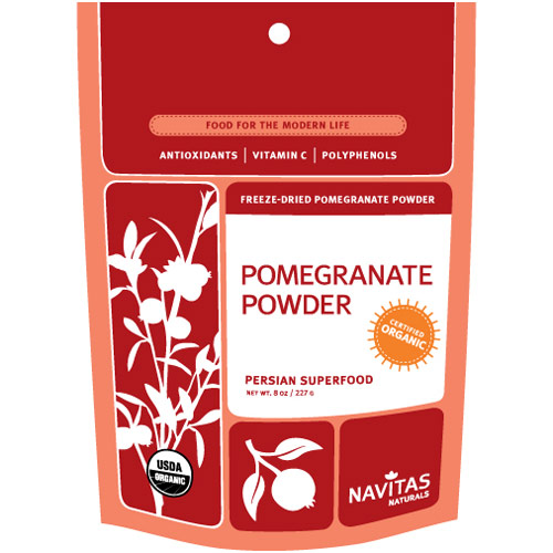 Organic Freeze-Dried Pomegranate Powder, 8 oz, Navitas Naturals