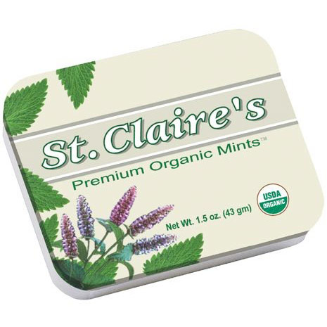 St. Claire's Organics Organic Premium Mints, 1.5 oz x 6 pc, St. Claire's Organics