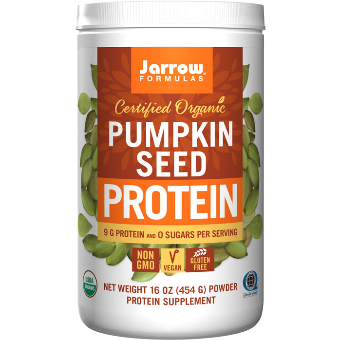 Organic Pumpkin Seed Protein Powder, 16 oz (454 g), Jarrow Formulas