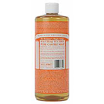 Dr. Bronner's Magic Soaps Organic Pure Castile Liquid Soap Tea Tree 32 oz from Dr. Bronner's Magic Soaps