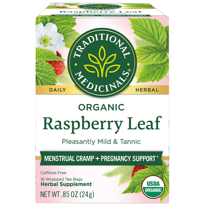 Organic Raspberry Leaf Tea 16 bags, Traditional Medicinals Teas