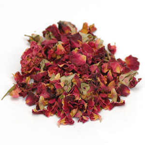Organic Red Rose Buds & Petals Whole, 1 lb, StarWest Botanicals