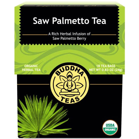 Organic Saw Palmetto Tea, 18 Tea Bags, Buddha Teas