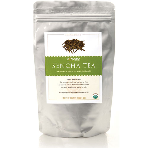 Organic Sencha Tea Loose Leaf, 4 oz, Extreme Health USA