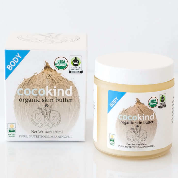 Organic Skin Butter, 4 oz, Cocokind Coconut Oil Skincare