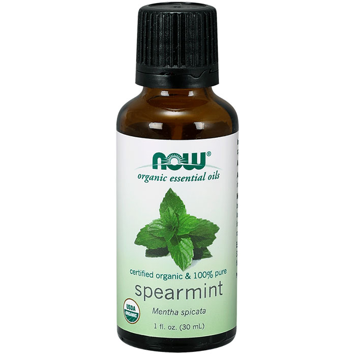 Organic Spearmint Oil, 1 oz, NOW Foods