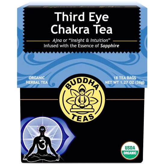 Organic Third Eye Chakra Tea, 18 Tea Bags, Buddha Teas