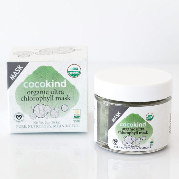 Organic Ultra Chlorophyll Mask, 2 oz, Cocokind Coconut Oil Skincare