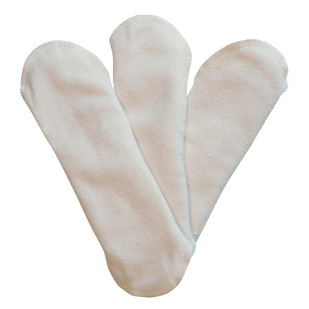 Organic Undyed Day Pads, 3 Pack, GladRags