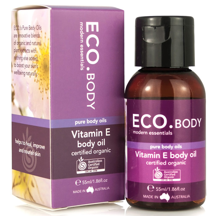 ECO Certified Organic Vitamin E Body Oil, 1.86 oz, Eco Modern Essentials