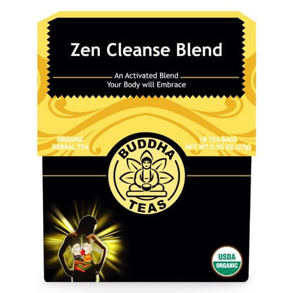 Organic Zen Cleanse Blend, 18 Tea Bags, Buddha Teas