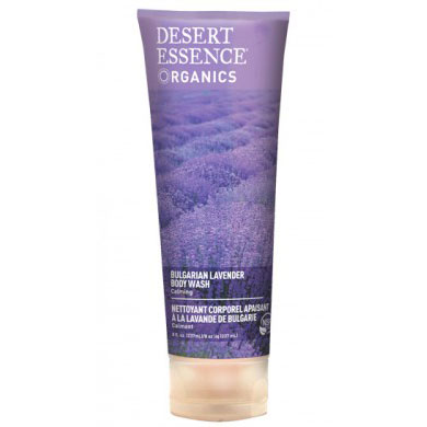 Organics Body Wash Bulgarian Lavender, 8 oz, Desert Essence